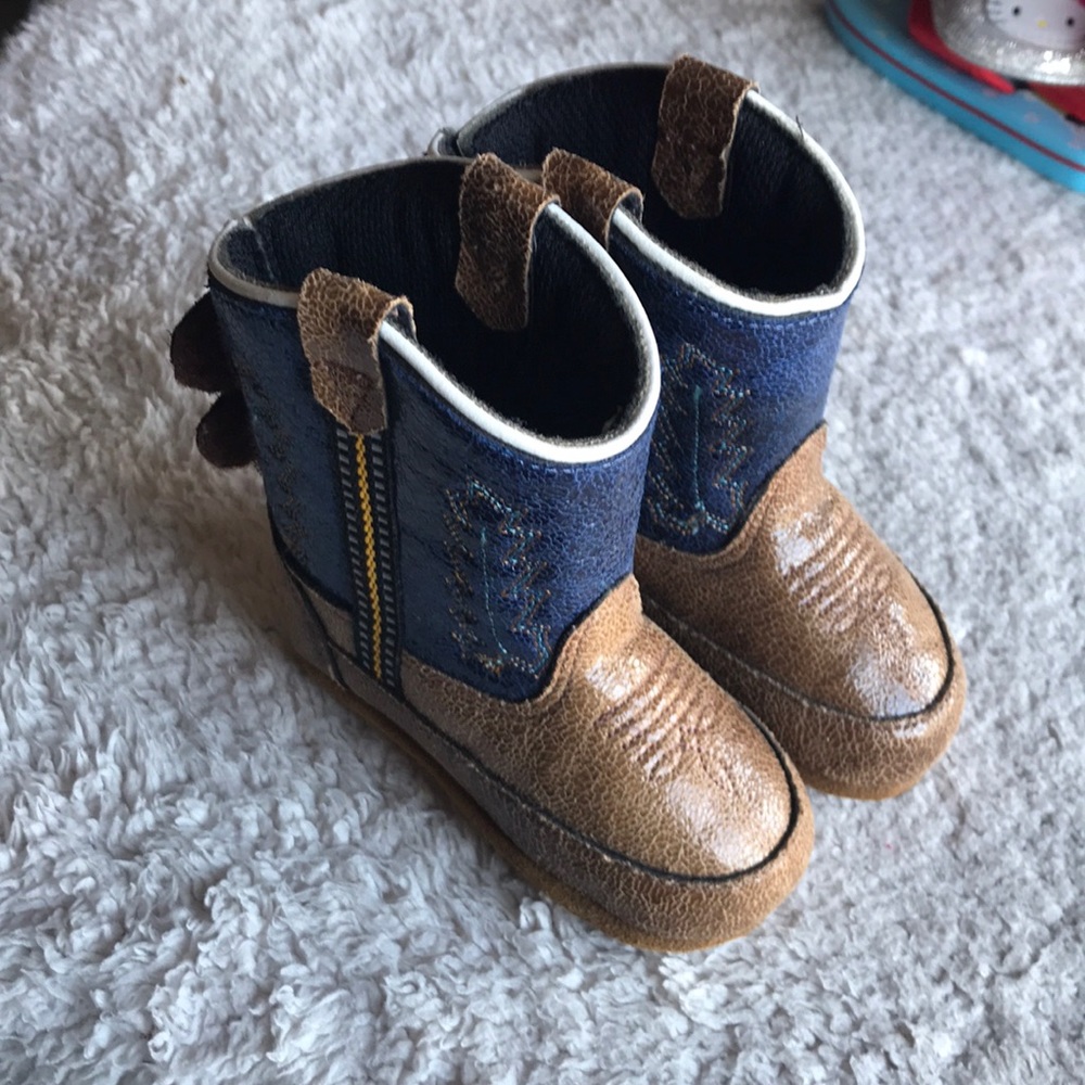 Old west baby boots